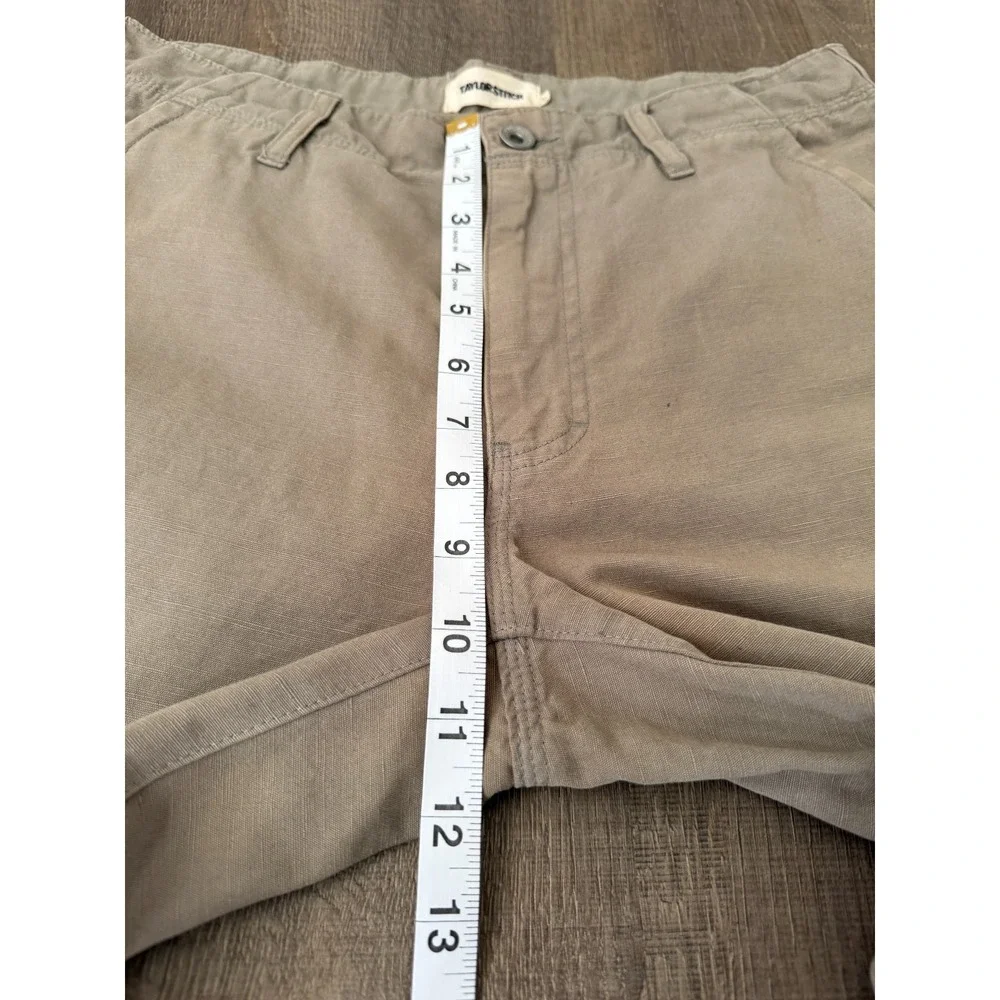 Taylor Stitch Khaki Chino Pants Mens Size 31 Slim Straight Organic Cotton Casual